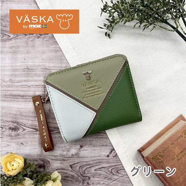 VASKA by moz シェリー ラウンドファスナー札入れ ベスカバイモズ