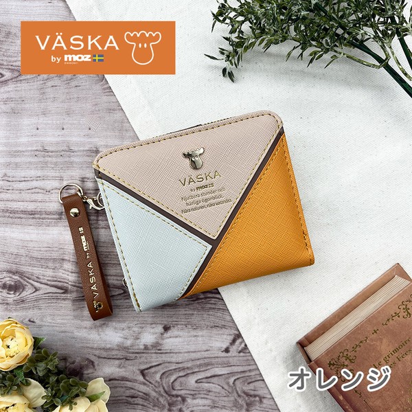 VASKA by moz シェリー ラウンドファスナー札入れ ベスカバイモズ