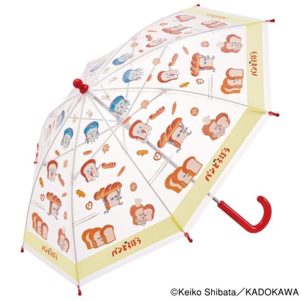 【7月下旬入荷予定】子ども用ビニール傘 40cm パンどろぼう