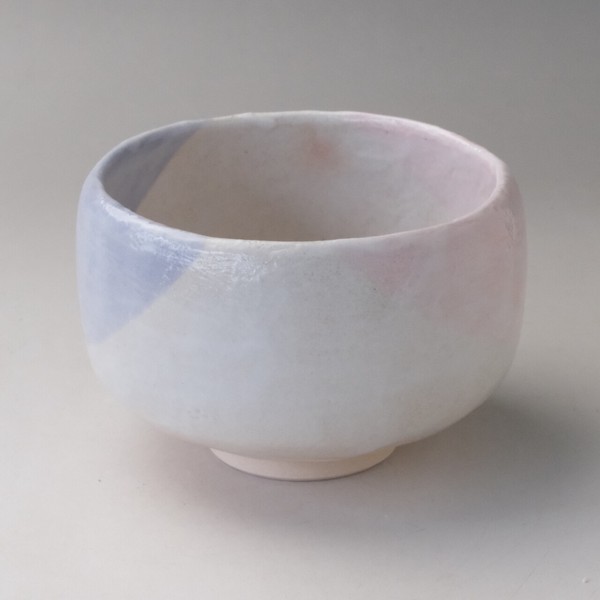 桜と藤　抹茶碗　美濃焼（日本製）