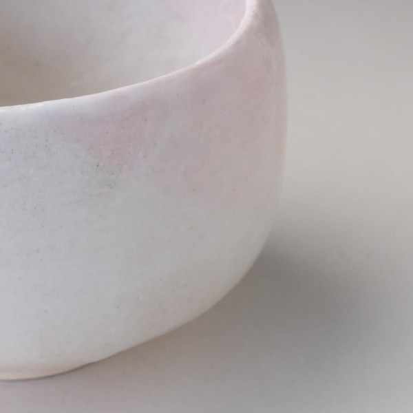 桜と藤　抹茶碗　美濃焼（日本製）