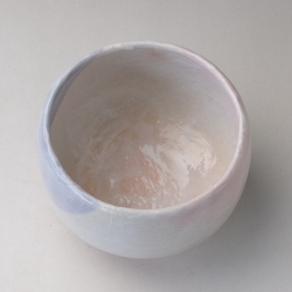 桜と藤　抹茶碗　美濃焼（日本製）
