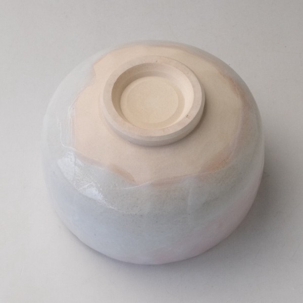 桜と藤　抹茶碗　美濃焼（日本製）