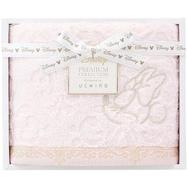 【★売れ筋商品★】ディズニー　プレミアム フェイスタオル ピンク WF15876 2092-029