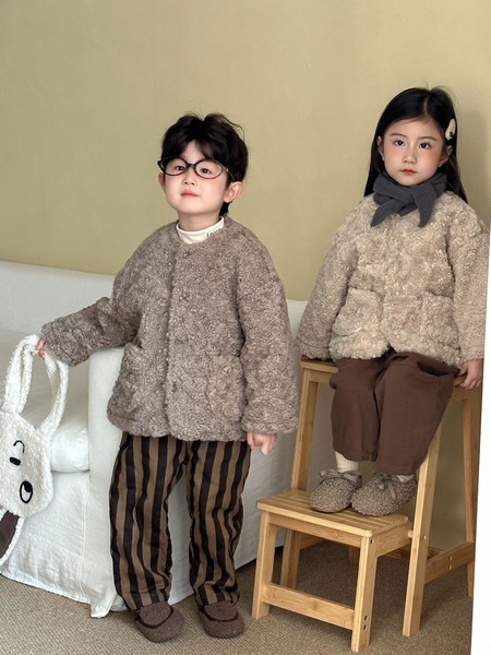 韓国スタイル 2色8サイズ コート ジャケット 長袖 シンプル あたたかい