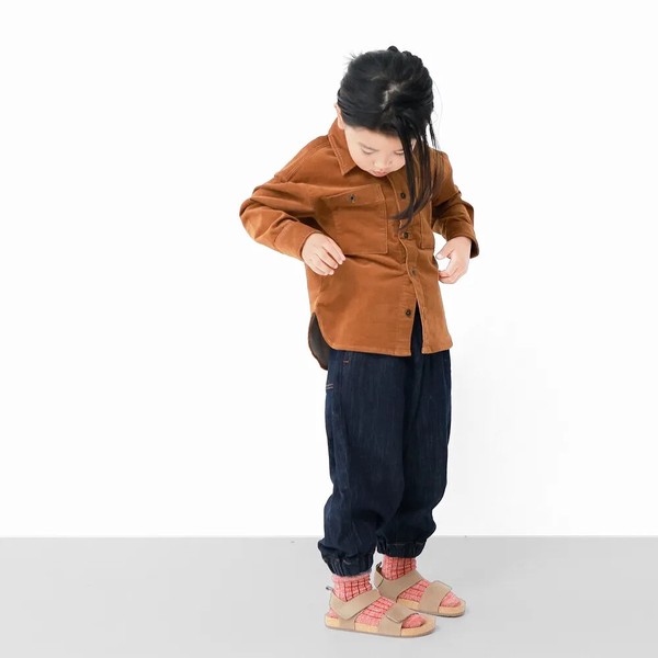 日本製　倉敷ジーンズ作務衣パンツ / KJ0163 / 120cm-160cm　【自社ファクトリー日本製】
