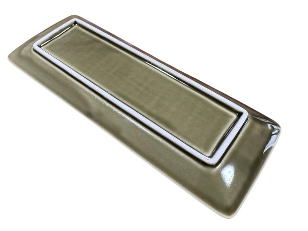 なごみ　長角皿　全4色　【長角皿　焼物皿　プレート　長皿　日本製　美濃焼】　ヤマ吾陶器