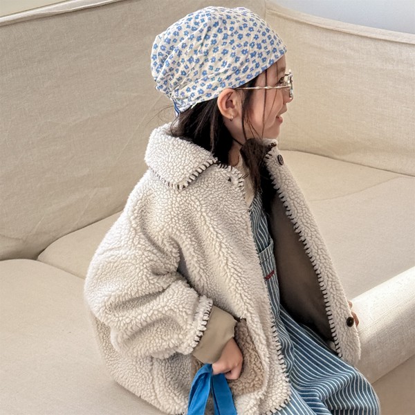韓国スタイル 2色6サイズ トップス ジャケット 長袖 ポケット 子供