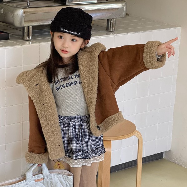 韓国スタイル 6サイズ トップス ジャケット 長袖 子供
