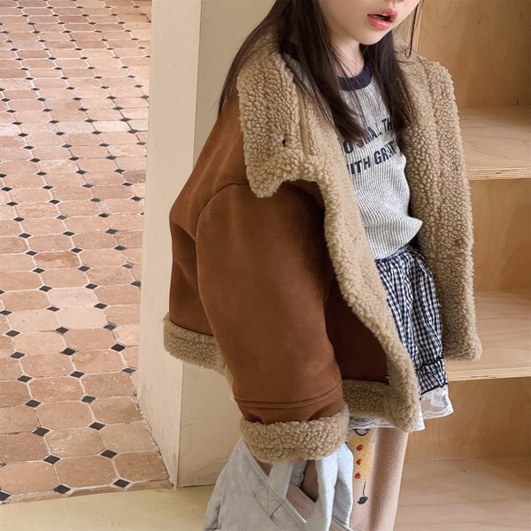 韓国スタイル 6サイズ トップス ジャケット 長袖 子供