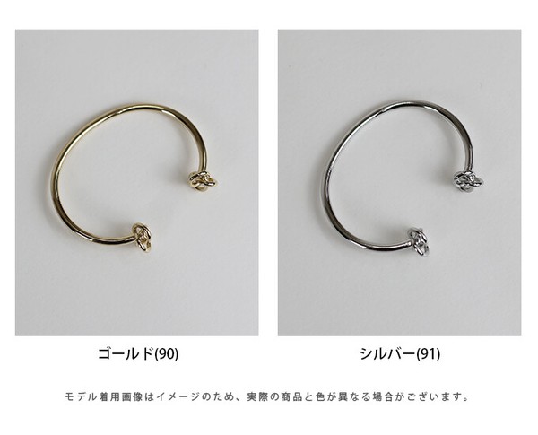 2025新作【ノットメタルバングル】 アクセサリー バングル