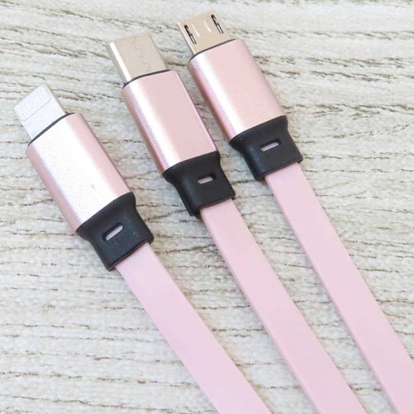 【スマホアクセ】モンチッチ リール式マルチ充電ケーブル モンチッチチャン