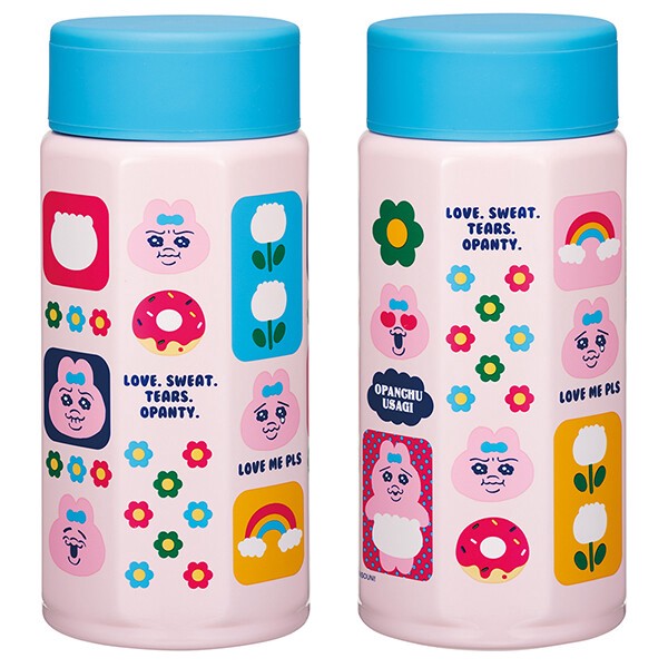 【公式】 八角形ステンレスマグボトル 350ml 【おぱんちゅうさぎ】 スケーター