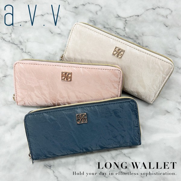 a.v.v ソフィア ラウンドファスナー長財布