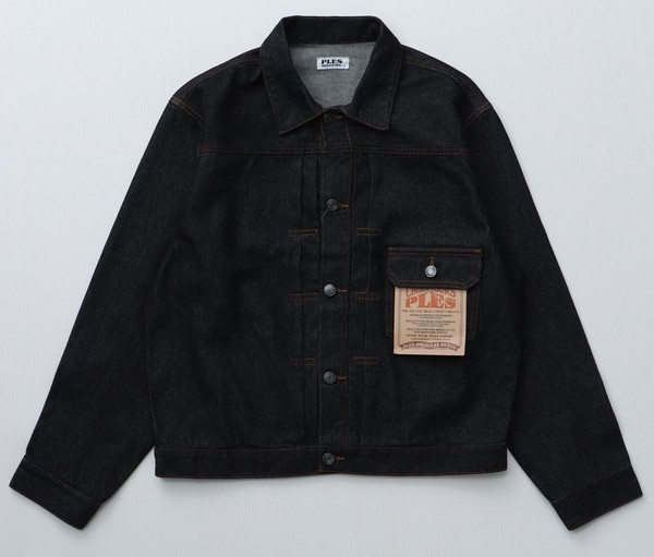 ★大人気★【PLES MAKERS】One-Washed Trucker Jacket セットアップ対応 メンズデニムジャケットGジャン