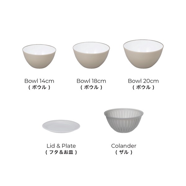 【公式】シービージャパン 抗菌耐熱レンジボウル5P 抗菌仕様 耐熱 耐冷 電子レンジOK