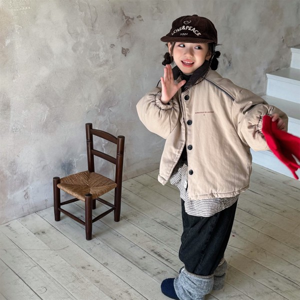 韓国スタイル 2色6サイズ トップス ジャケット 長袖 子供