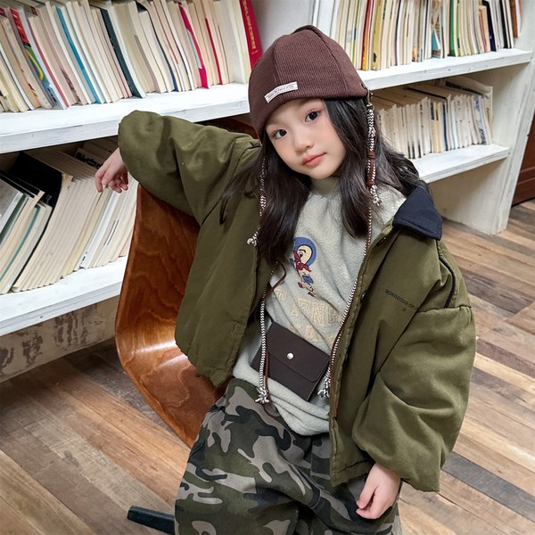韓国スタイル 2色6サイズ トップス ジャケット 長袖 子供