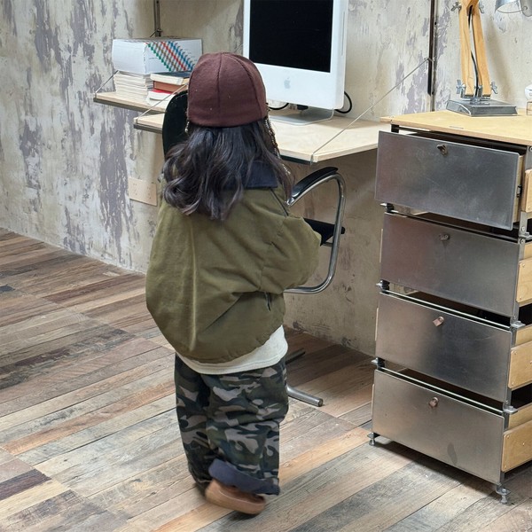 韓国スタイル 2色6サイズ トップス ジャケット 長袖 子供