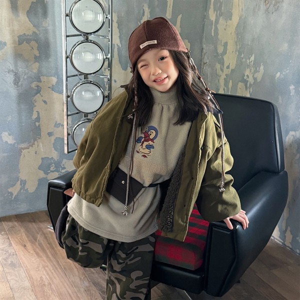 韓国スタイル 2色6サイズ トップス ジャケット 長袖 子供