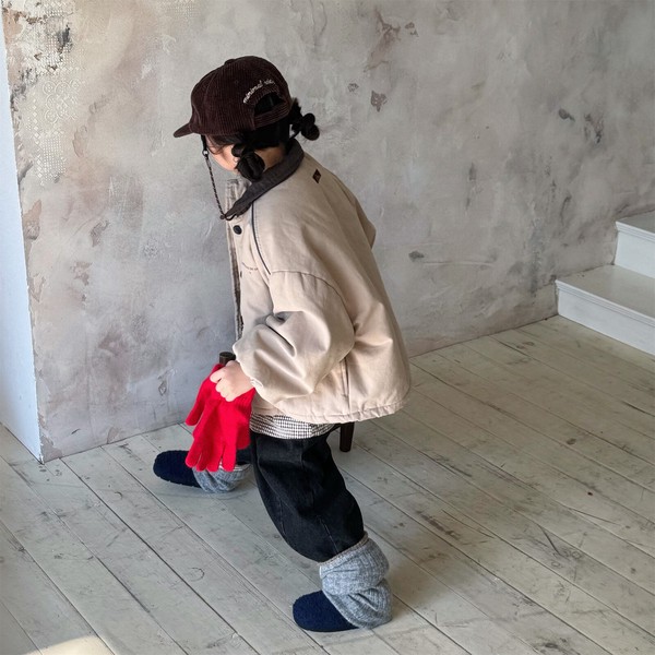 韓国スタイル 2色6サイズ トップス ジャケット 長袖 子供