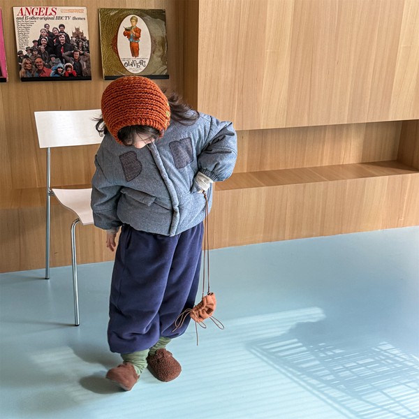 韓国スタイル 2色6サイズ トップス ジャケット あたたかい長袖 子供