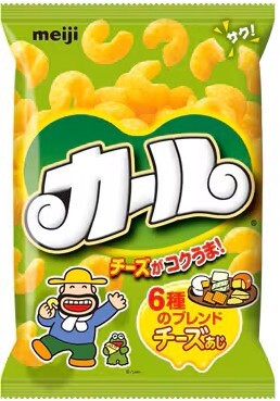 明治　カールチーズ味　64g　【ポップコーン・プレッツェル・スナック】