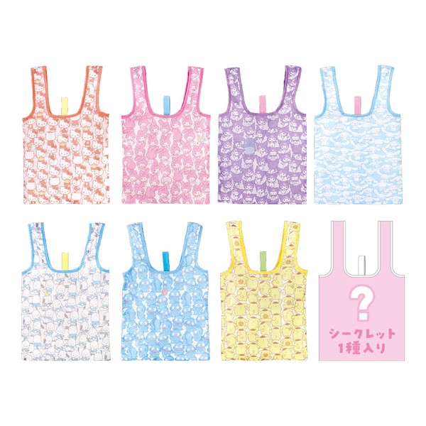 【9月入荷予定】サンリオシークレットエコバッグ　ぎゅうぎゅう／単品8個