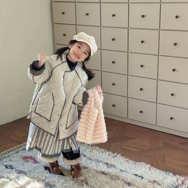 韓国スタイル 2色6サイズ トップス ジャケット シンプル あたたかい長袖 子供