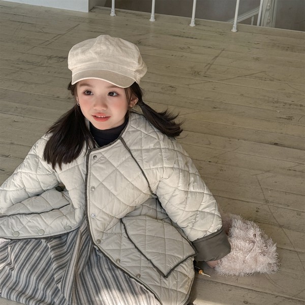 韓国スタイル 2色6サイズ トップス ジャケット シンプル あたたかい長袖 子供