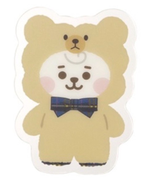 【特価】BT21 ダイカット メタルカード ベア RJ / KPOP