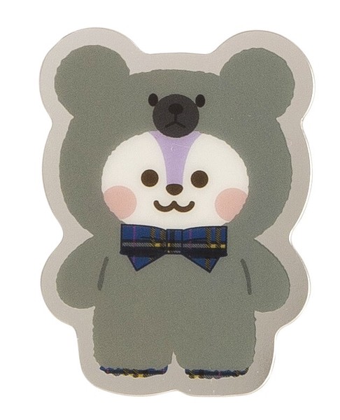 【特価】BT21 ダイカット メタルカード ベア MANG / KPOP