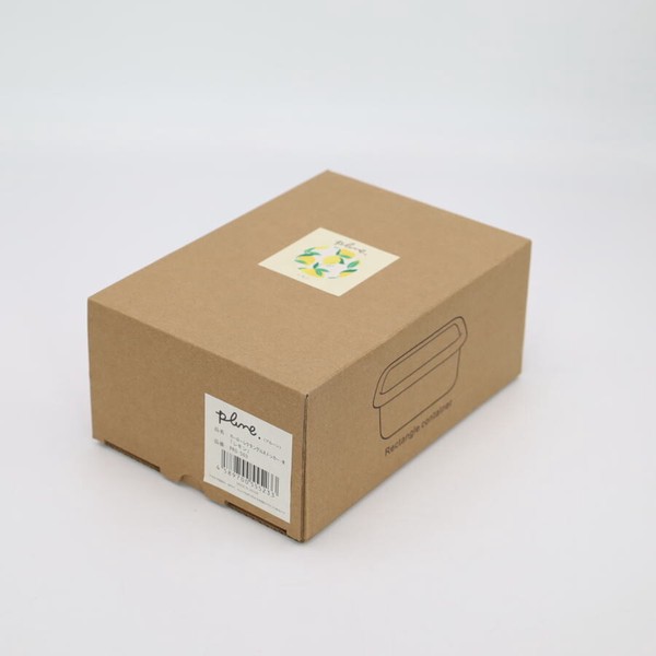 プルーン・ホーローレクタングルストッカー・M「レモン」／保存容器 常備菜  おかず 漬物 豊琺瑯