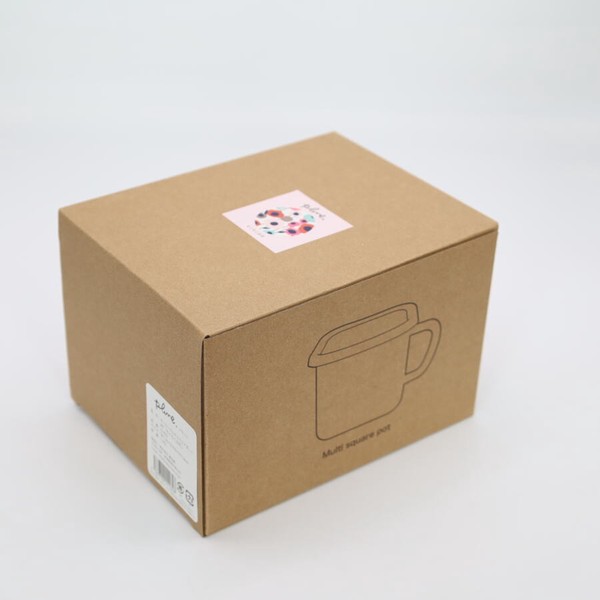 Plune.（プルーン）・ホーロー マルチスクエアポット　Enamel Kitchen wear 豊琺瑯