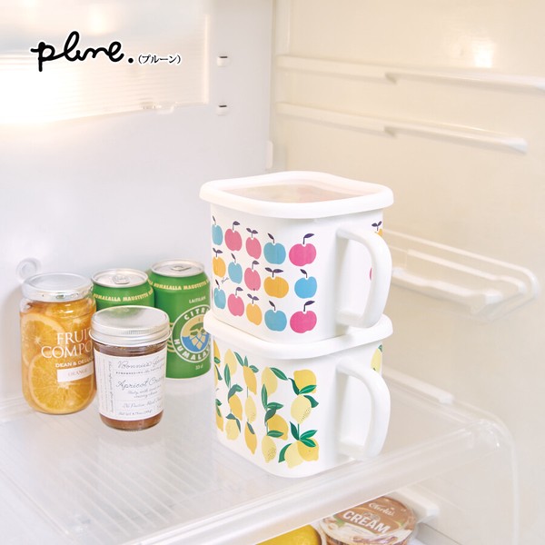 Plune.（プルーン）・ホーロー マルチスクエアポット　Enamel Kitchen wear 豊琺瑯