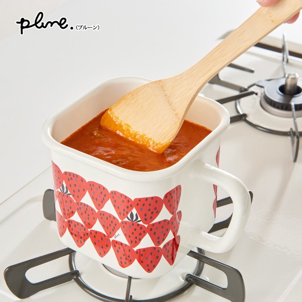 Plune.（プルーン）・ホーロー マルチスクエアポット　Enamel Kitchen wear 豊琺瑯