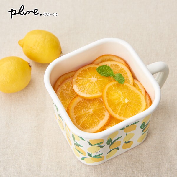 Plune.（プルーン）・ホーロー マルチスクエアポット　Enamel Kitchen wear 豊琺瑯