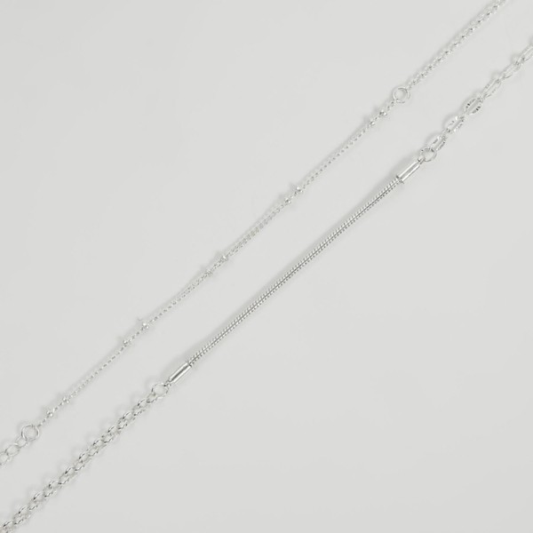 Expressive Chain Necklace Set/エクスプレッシブチェーンネックレスセット【Nothing And Others】