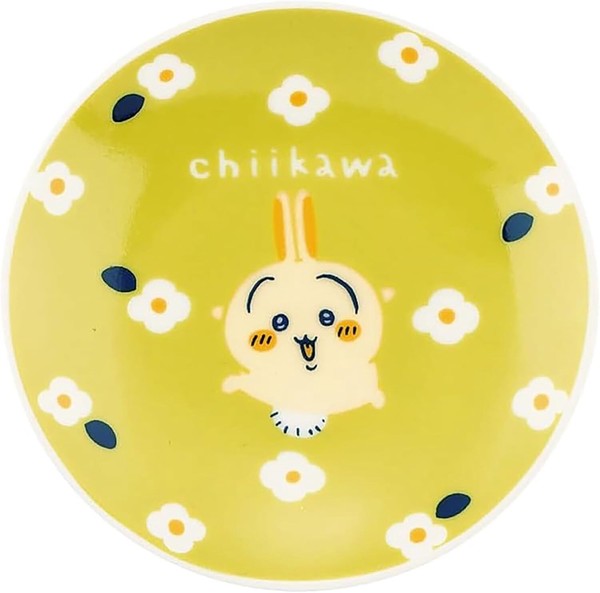 ちいかわ フラワーガーデン 豆皿(うさぎ) プレート CKW23-333  山加商店