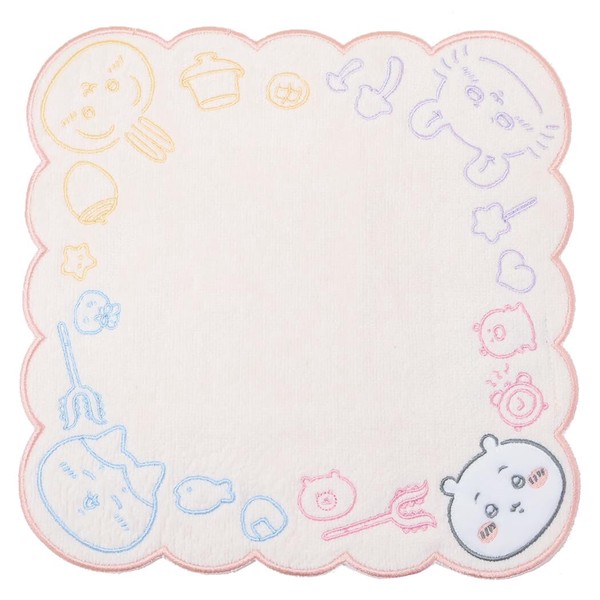 【ハンドタオル】ちいかわ シャーリング ハンカチタオル もくもくちいかわ