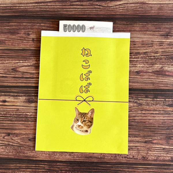 【そでの下同好会】ねこばば袋　平袋　ポチ袋　レトロ