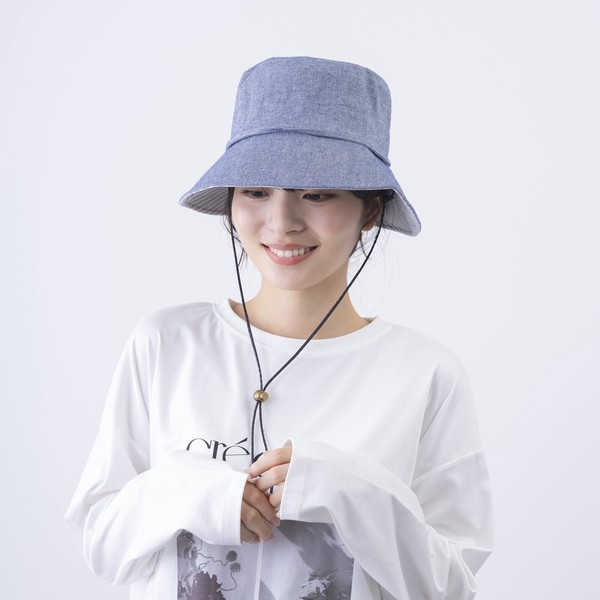 【2026春夏新作】【即納】UVブリム裏柄付HAT 帽子 ハット レディース UVカット 雑貨 紫外線対策