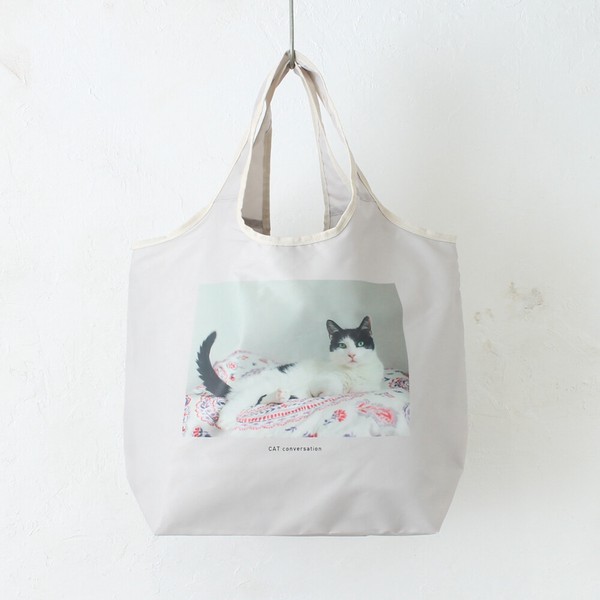 【2026SS新作】CAT DAY保冷保温コンパクトエコバッグ　猫　軽量　大容量　プチプラ