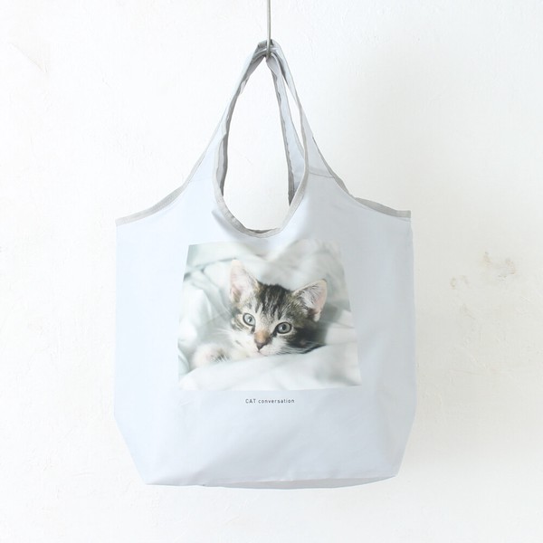 【2026SS新作】CAT DAY保冷保温コンパクトエコバッグ　猫　軽量　大容量　プチプラ