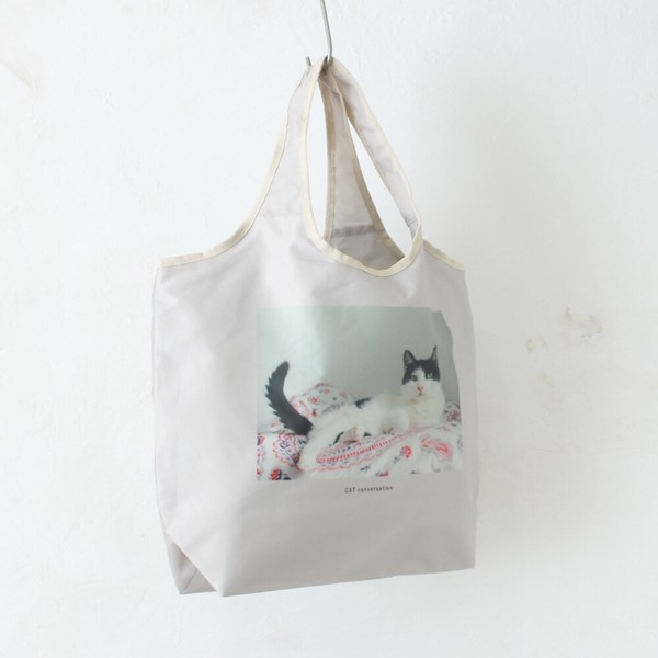 【2026SS新作】CAT DAY保冷保温コンパクトエコバッグ　猫　軽量　大容量　プチプラ