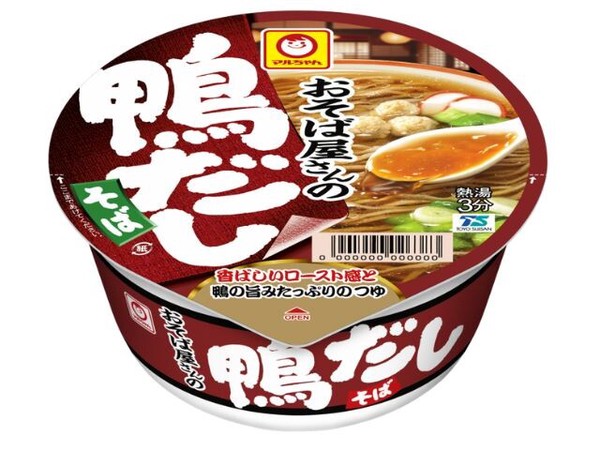 マルちゃん おそば屋さんの鴨だしそば カップ 98gx12