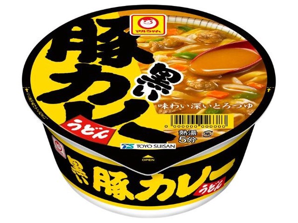 マルちゃん 黒い豚カレーうどん カップ 87gx12