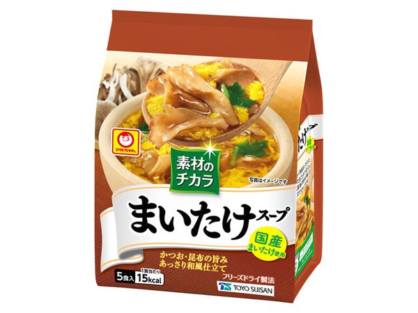 マルちゃん 素材のチカラまいたけスープ 4.3gX5 x6