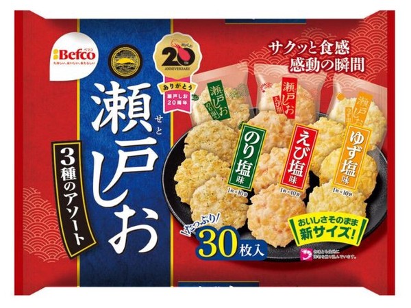 栗山米菓 瀬戸しおアソート 30枚x10