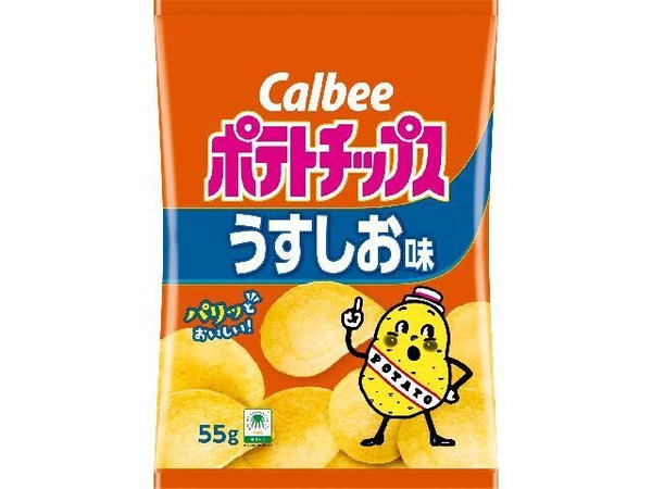 カルビー ポテトチップス うすしお味 55g x16